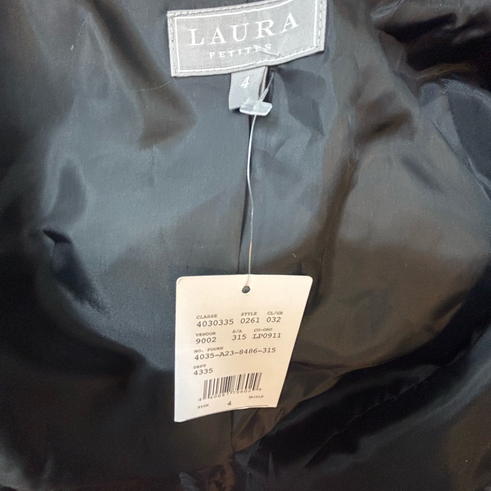 Laura Petites Long Blazer/Coat, size 4 NEW - Picture 7 of 8